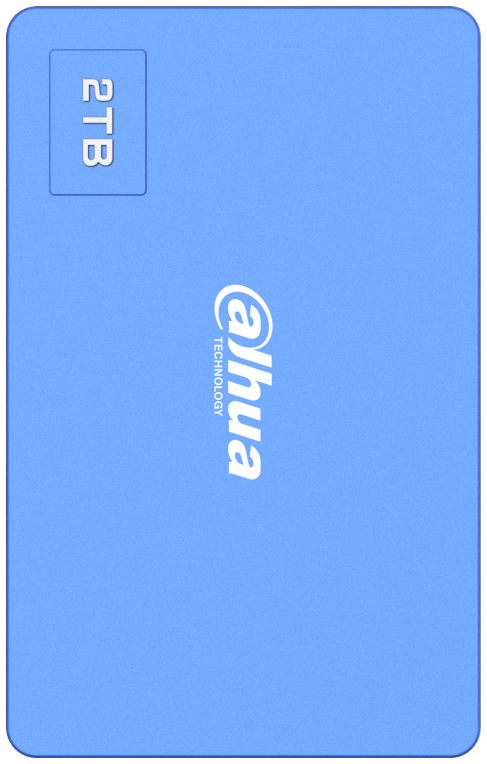 DISCO DURO EXT DAHUA E10 2TB AZUL - detalle