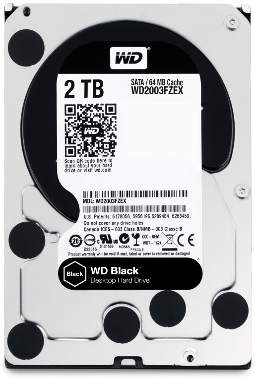 DISCO WD BLACK 2TB SATA3 64MB - detalle