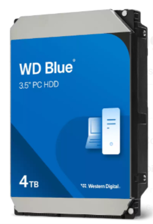 Western Digital WD Blue 3.5-Inch PC HDD disco duro interno 4 TB 5400 RPM 128 MB 3.5" Serial ATA III