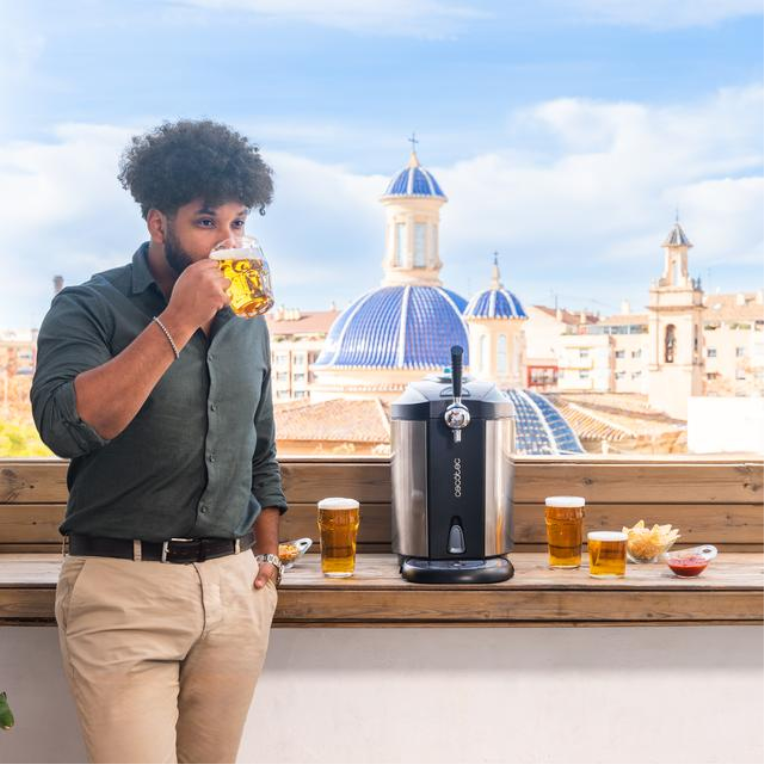 DISPENSADOR CERVEZA CECOTEC 100009 STEEL 5000 - detalle