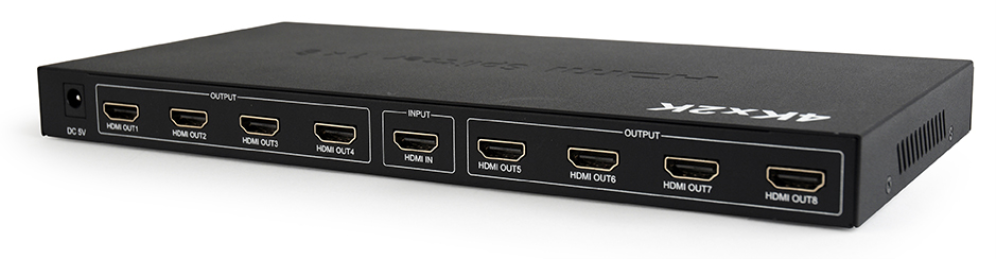 DIVISOR GEMBIRD HDMI, 8 PUERTOS - detalle