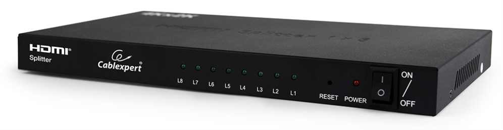 DIVISOR GEMBIRD HDMI, 8 PUERTOS