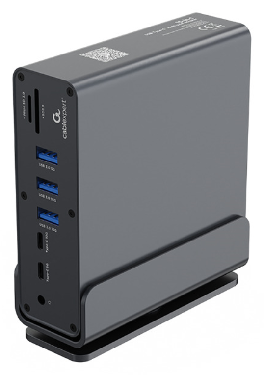 DOCK GEMBIRD A-CF-COMBO15-01 USB-C 15EN1 GRIS - detalle