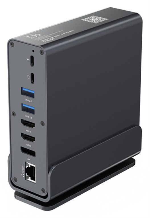 DOCK GEMBIRD A-CF-COMBO15-01 USB-C 15EN1 GRIS - detalle