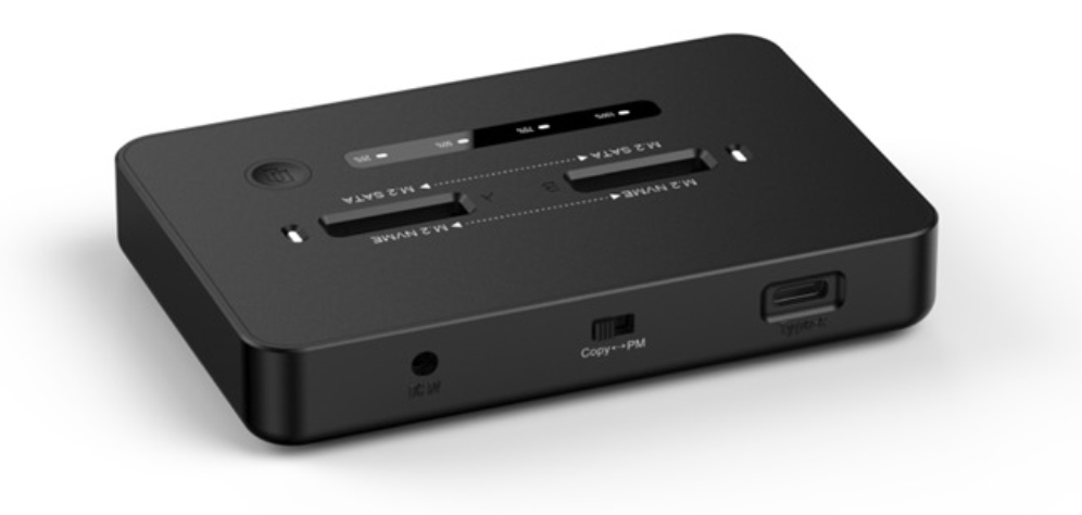DOCK GEMBIRD DD2-U3M2 USB-C USB-C GRIS - detalle