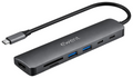 DOCKING EWENT EW1152 USB-C 7EN1 HDMI USB-C 2XUSB-A LECTOR SD MICROSD
