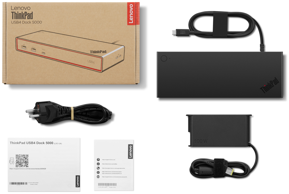 DOCKING STATION LENOVO THINKPAD USB4 DOCK 5000 100W - detalle