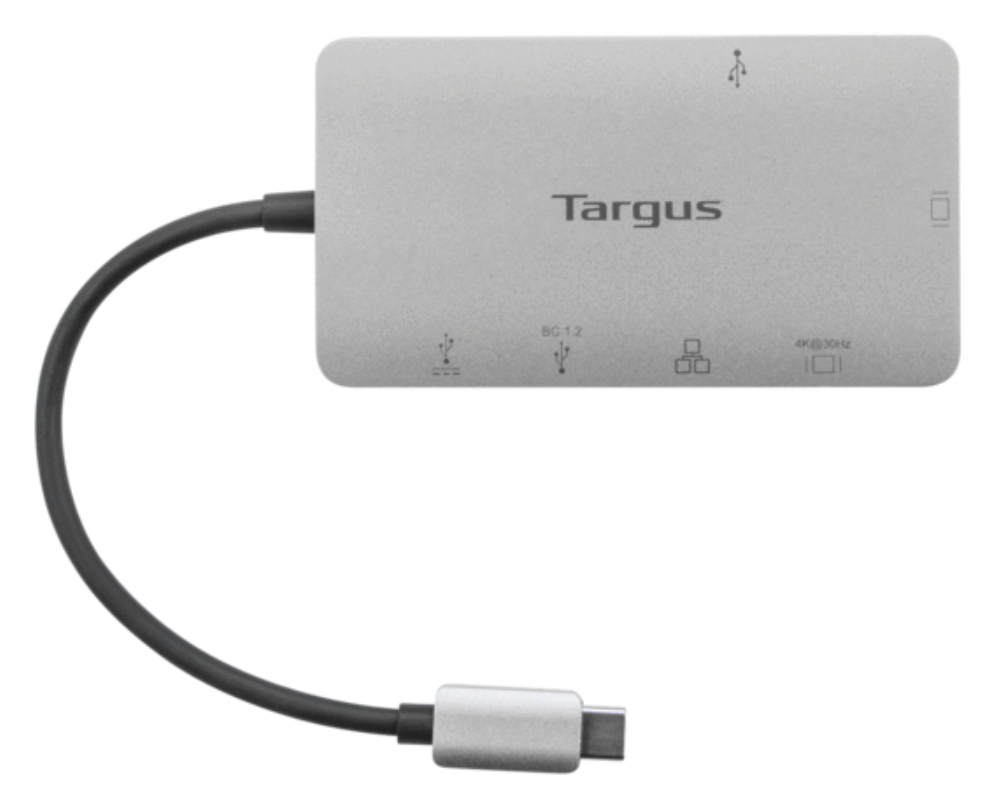 DOCKING STATION TARGUS TIPO C A HDMI X1 VGA X1 USB-A X1 USB-C X1 PLATA - detalle