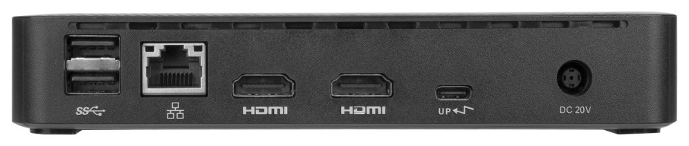 DOCKING STATION TARGUS TIPO C A USB-C X2 USB-A X3 HDMI X2 DUAL 4K HDMI 65 W - detalle