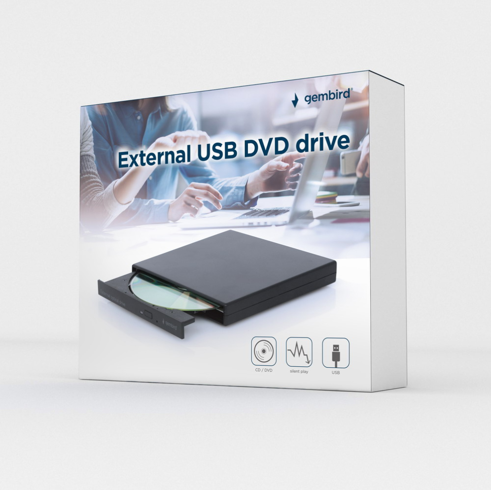 DVDRW EXT GEMBIRD NEGRO - detalle