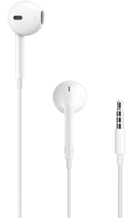 Auriculares intraauriculares con cable Apple EarPods para música/uso diario, brancos