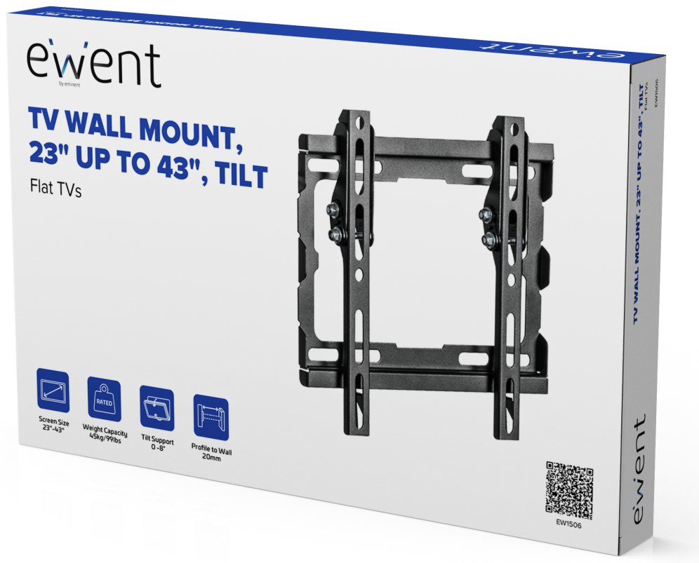 EASY TILT SOPORTE EWENT DE PARED PARA TV M 23 - 42" MAX VESA 200X200 - detalle