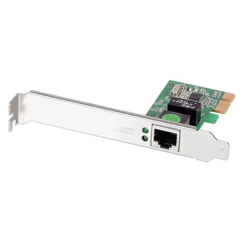 Tarjeta de red Gigabit PCI-E EDIMAX EN-9260TXE V2 para conexión de red cableada en computadora, vista de la tarjeta.