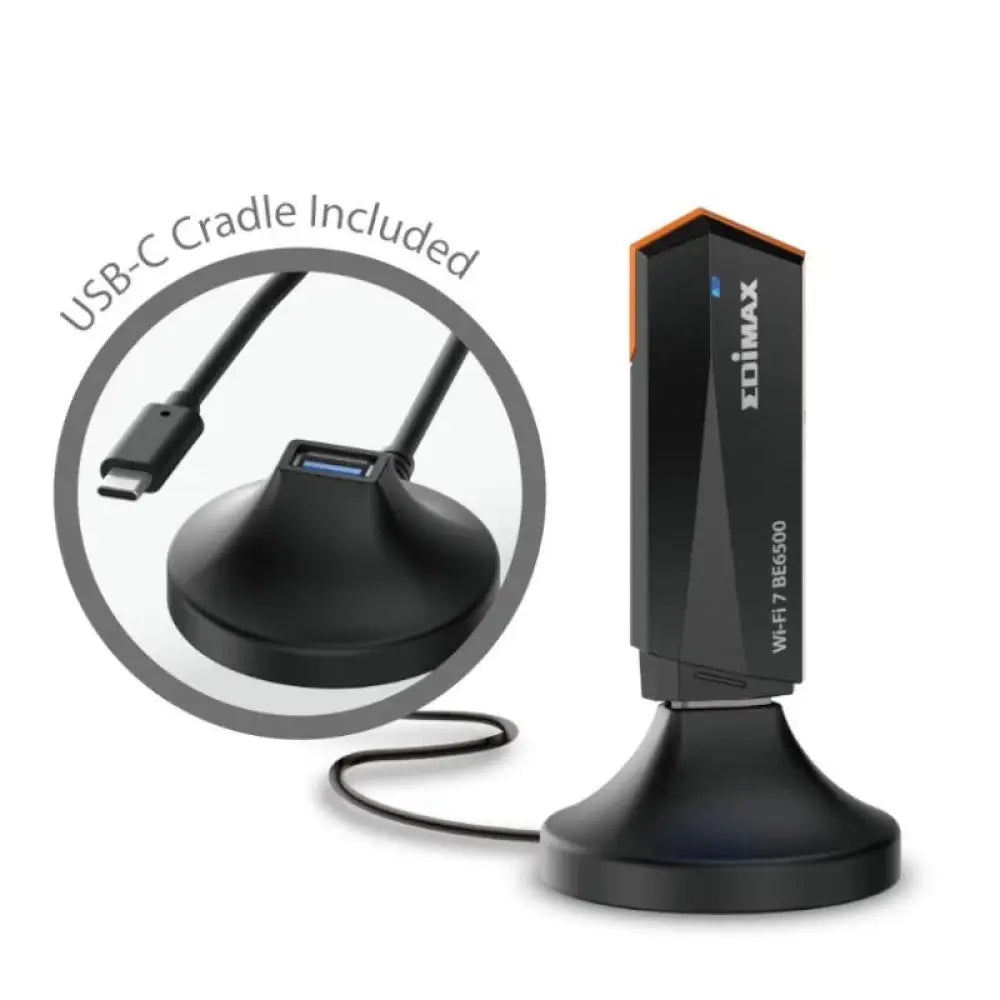 Edimax EW-7822UBE Adaptador USB 3.2 WiFi7 BE6500 - detalle