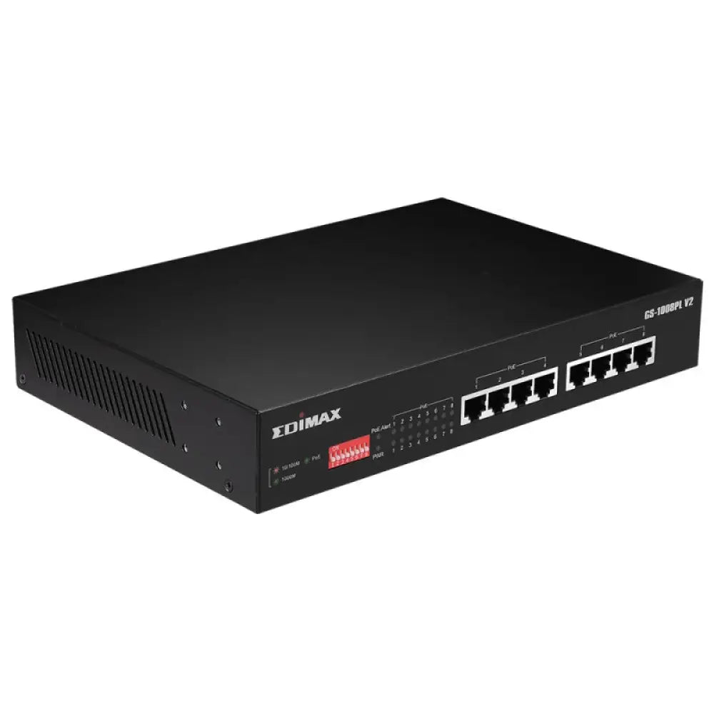Edimax GS-1008PL V2 Switch 8xGbE PoE+ - detalle