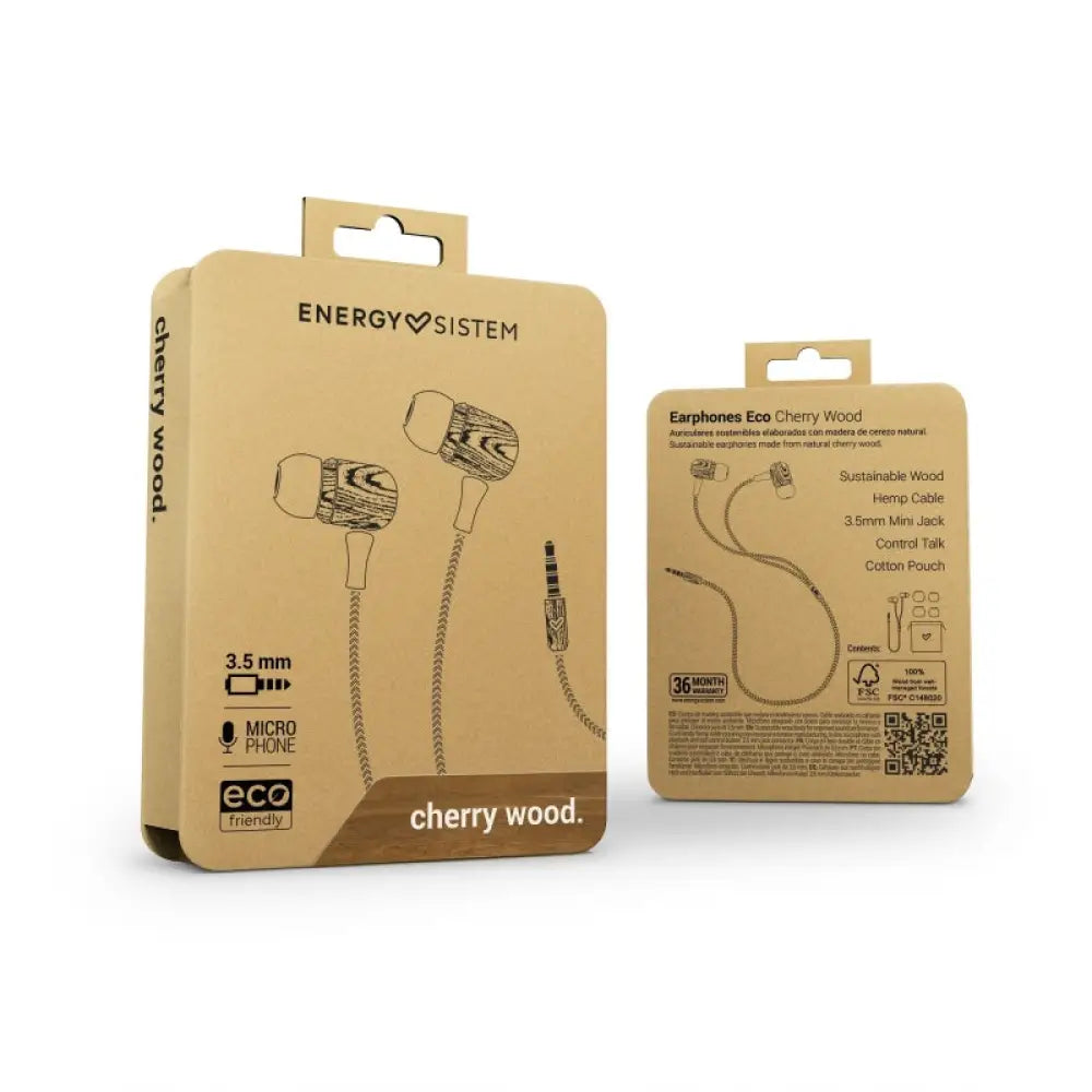 Energy Auricular Eco Cherry Wood - detalle