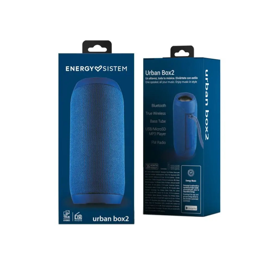 Energy Sistem Altavoces urban box 2 ocean - detalle