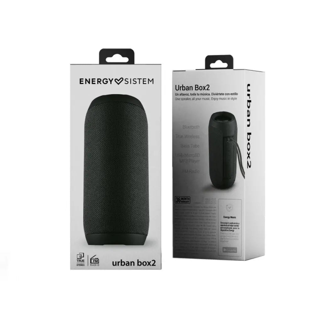 Energy Sistem Altavoces urban box 2 onyx - detalle