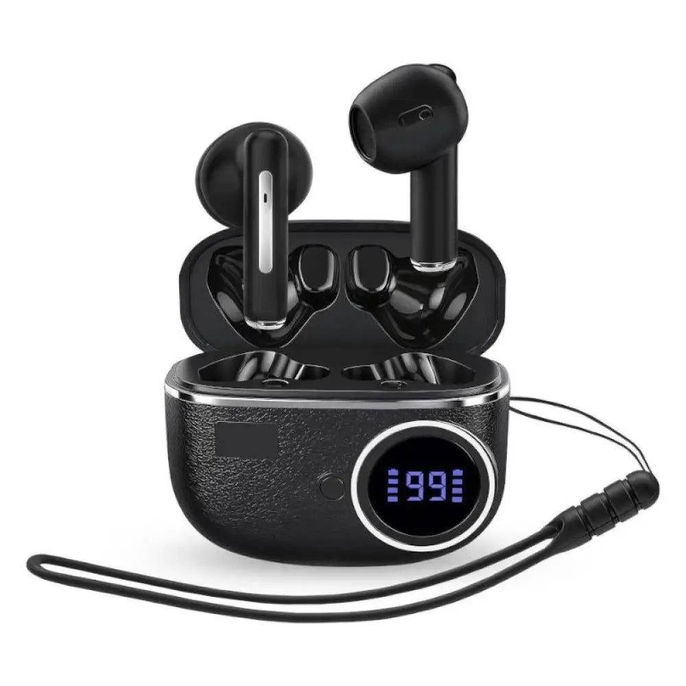 Auriculares TWS de ENERGY SISTEM con micrófono y estuche de carga, diseño compacto y inalámbrico para uso diario.