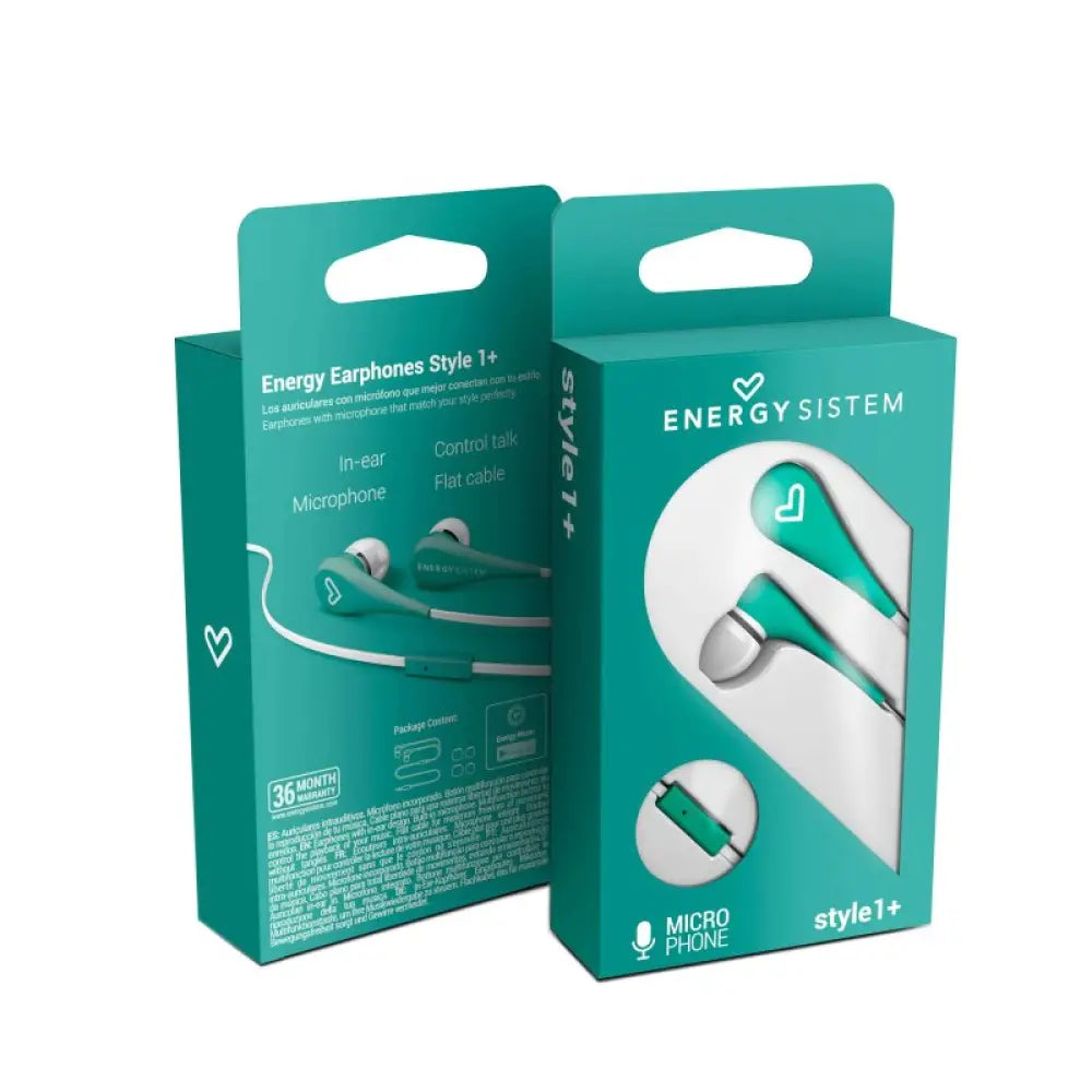 Energy Sistem Auricular Intrauditivo Style 1 Menta - detalle