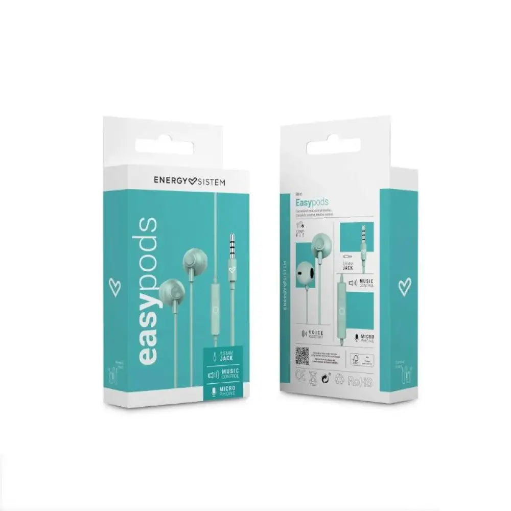 Energy Sistem Auriculares  EasyPods Mint - detalle