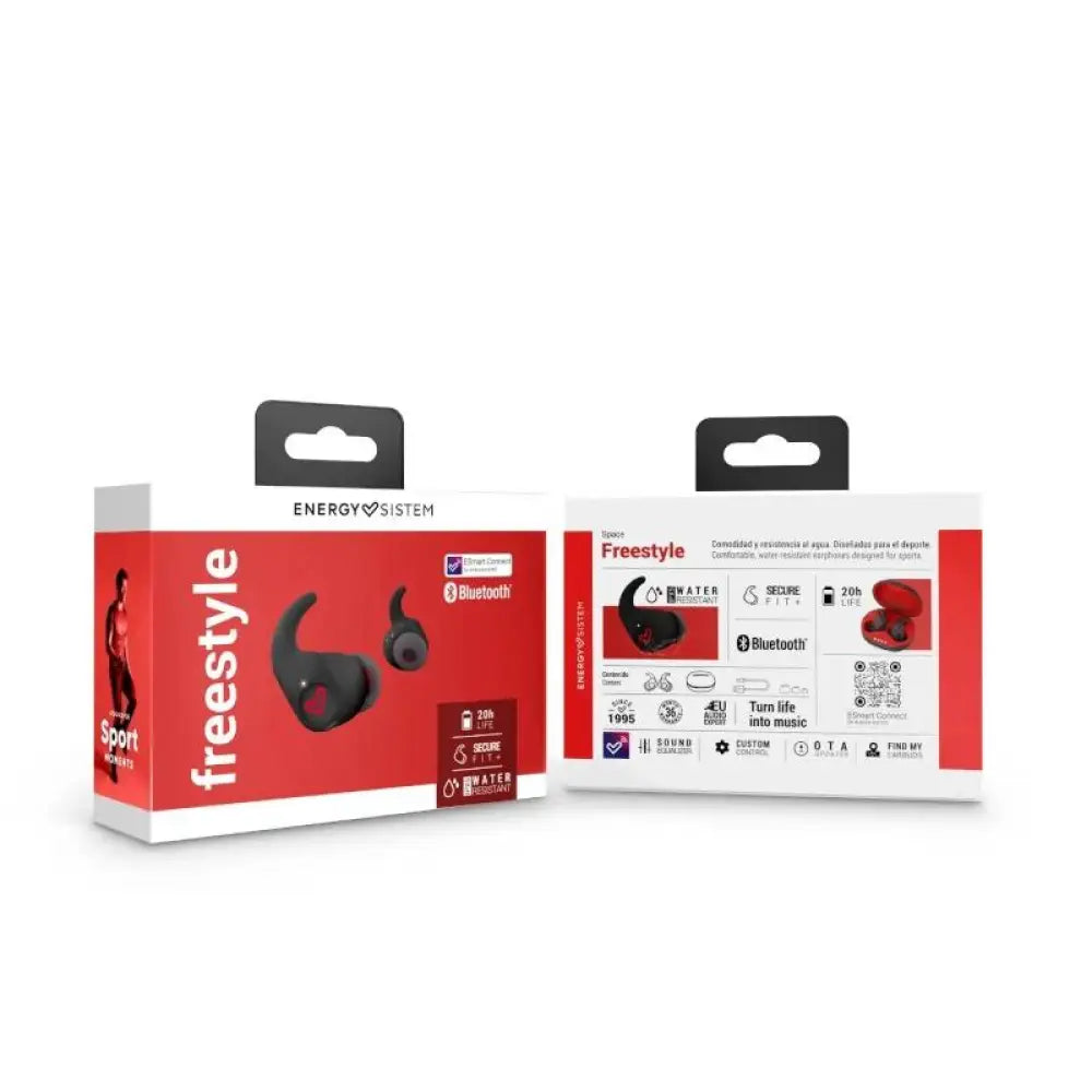 Energy Sistem  Auriculares  Freestyle Space Negro - detalle