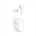Auriculares con micrófono Energy Sistem StreetMusic blancos en uso, diseño compacto y cómodo para escuchar música y llamadas.