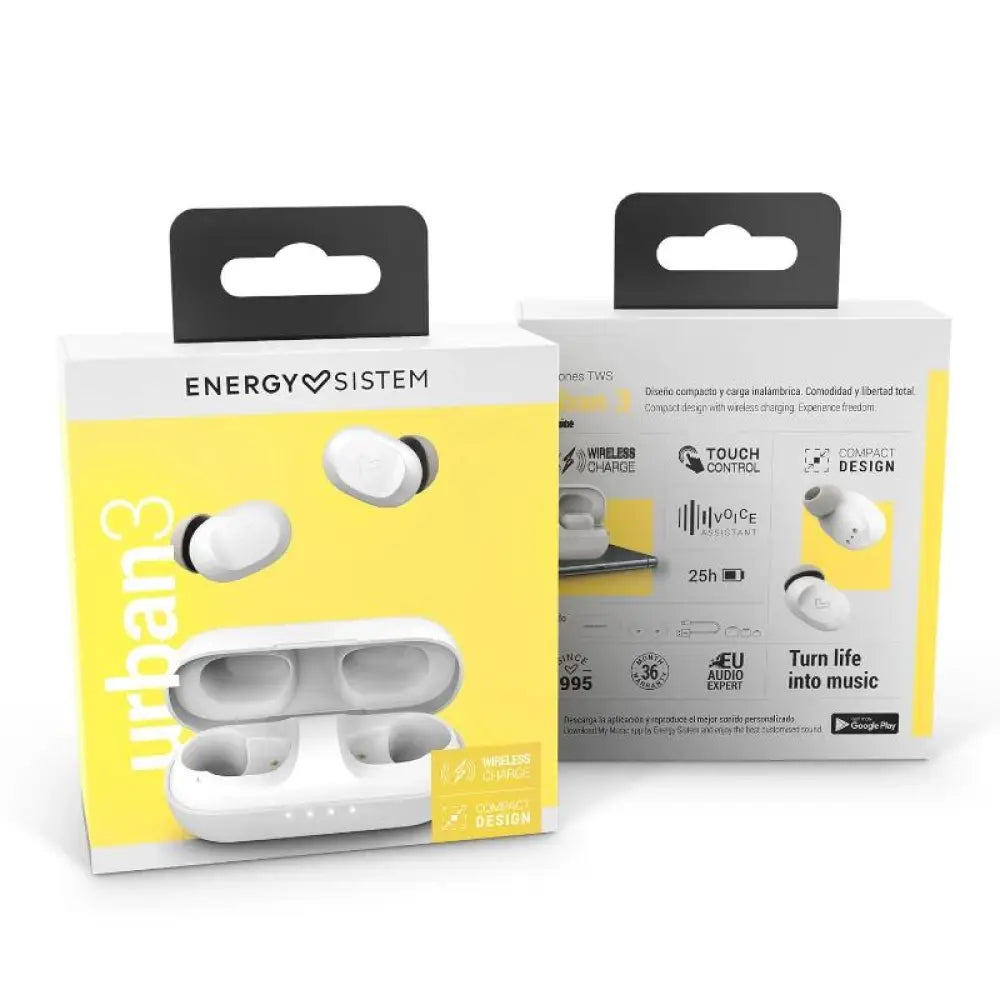 Energy Sistem auriculares Urban 3 coconut - detalle