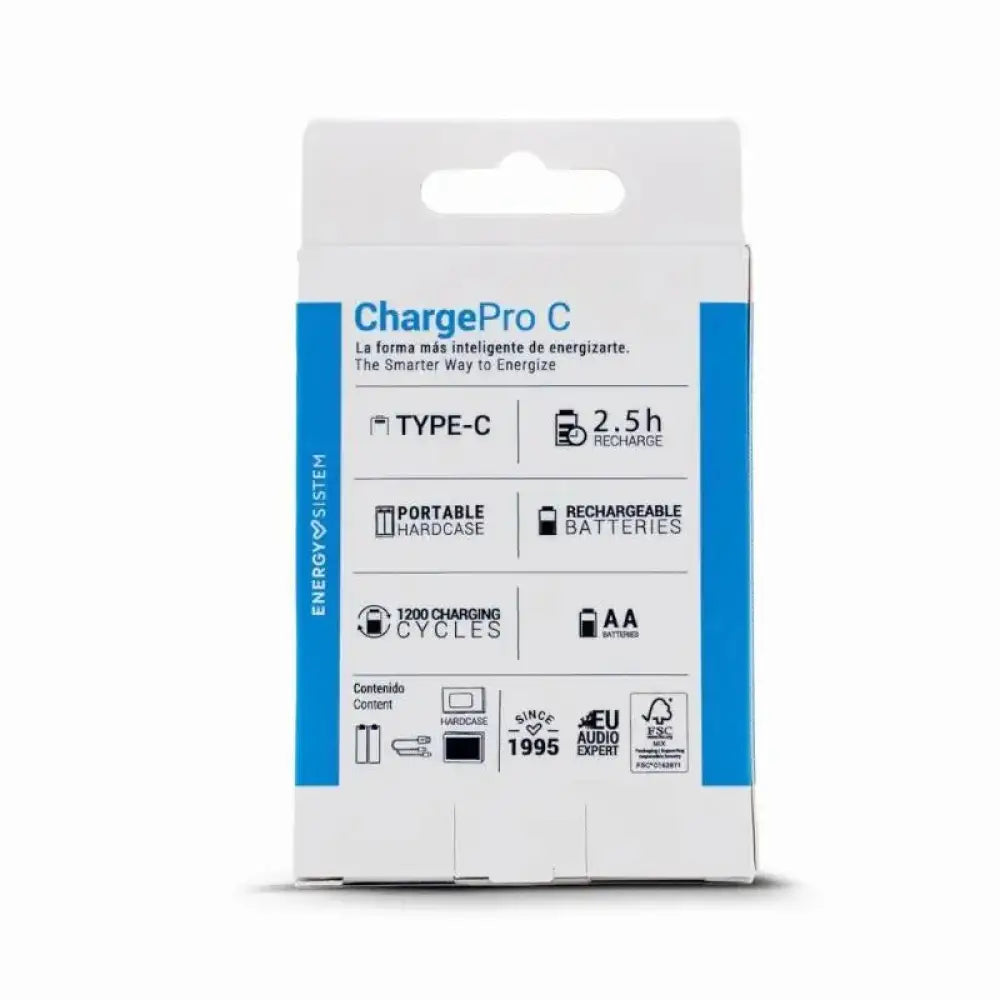 Energy Sistem Charge Pro C AA * 2 - detalle
