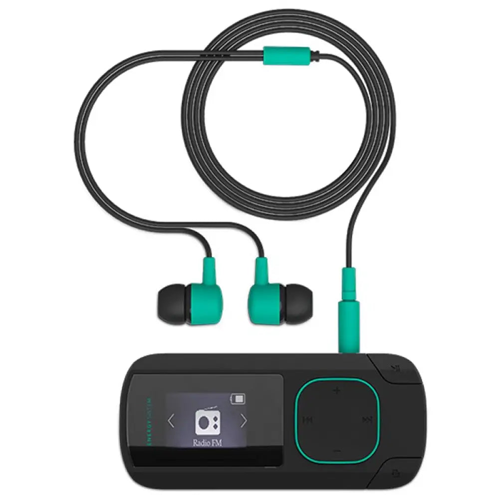 Energy Sistem MP3 Clip Bluetooth 8GB Radio Menta - detalle