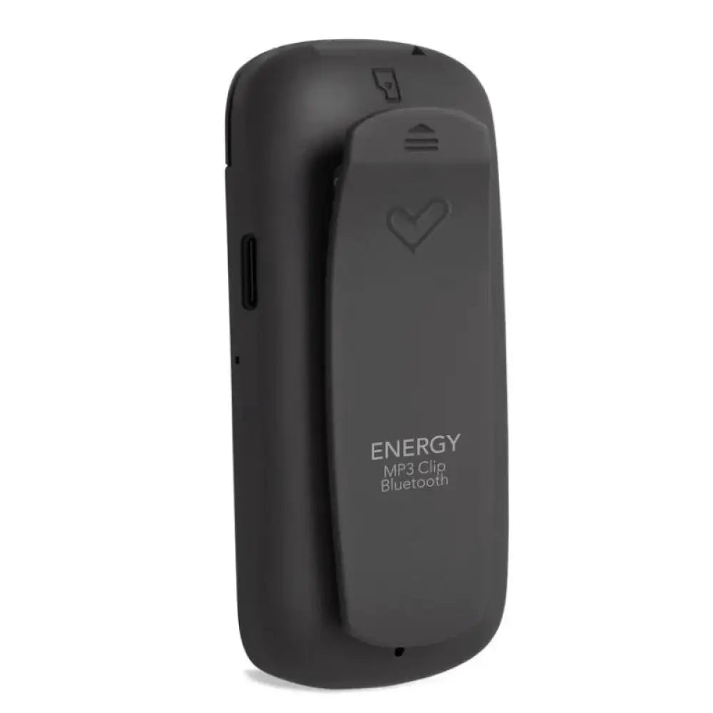 Reproductor Bluetooth Energy Sistem MP3, MP4 y MP5 color jade con clip y pantalla pequeña, para escuchar música portátil.