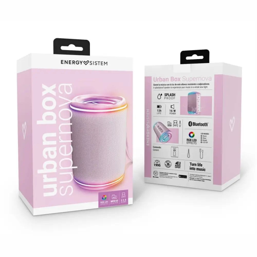 Energy Sistem Urban Box Pink Supernova - detalle