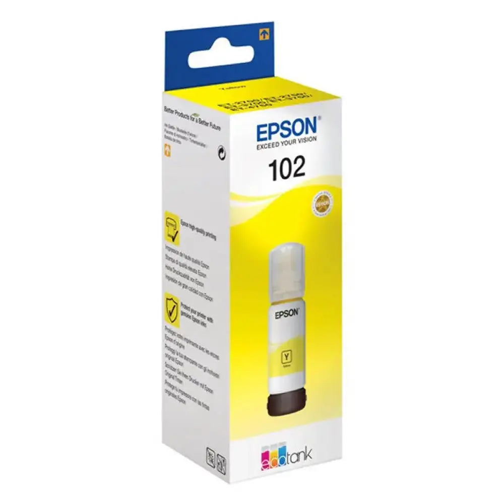 Epson Botella Tinta Ecotank 102 Amarillo - detalle