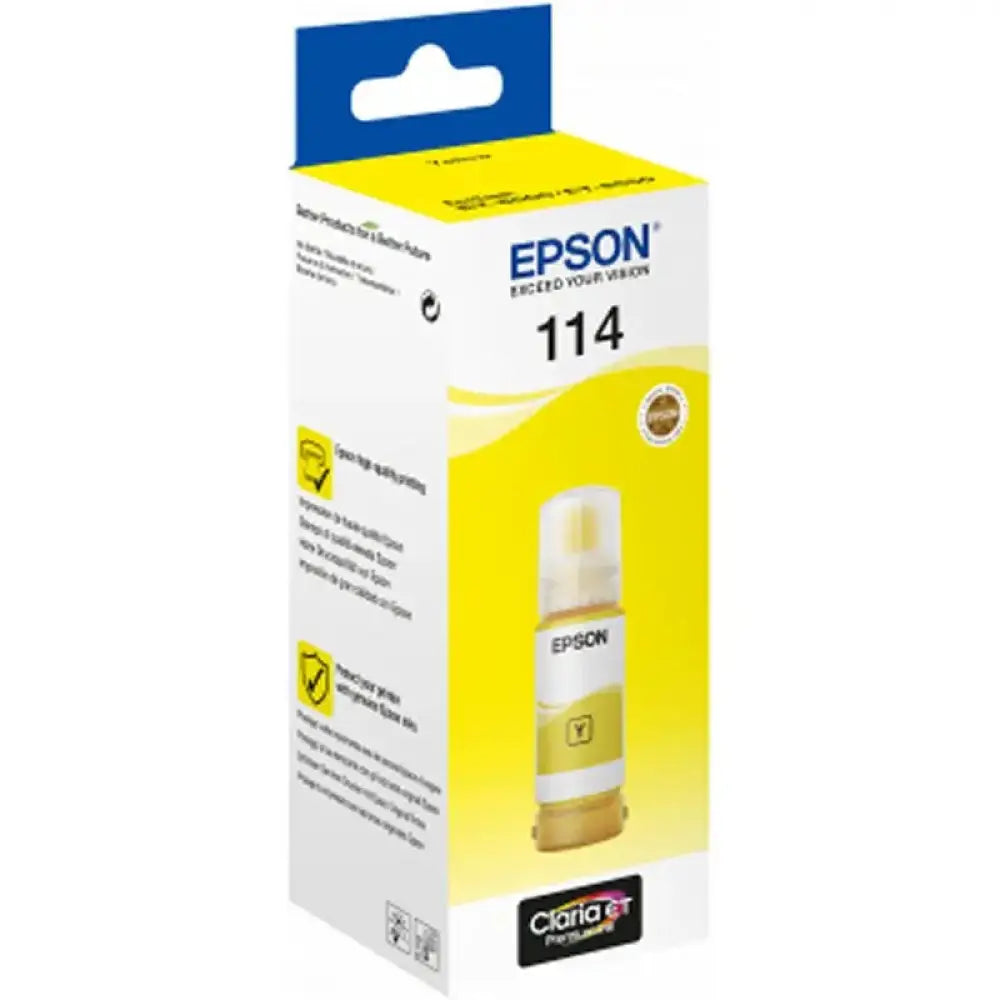 Epson Botella Tinta Ecotank 114 Amarillo - detalle