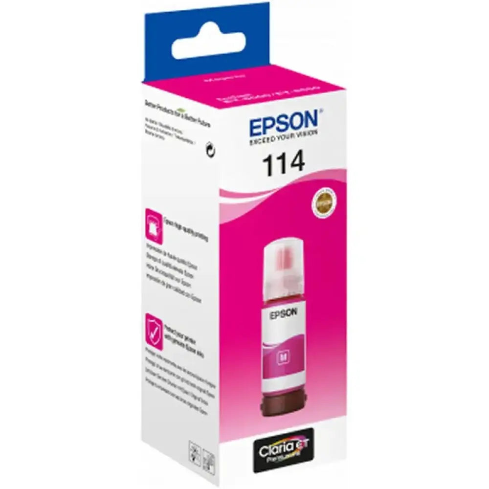Epson Botella Tinta Ecotank 114 Magenta - detalle