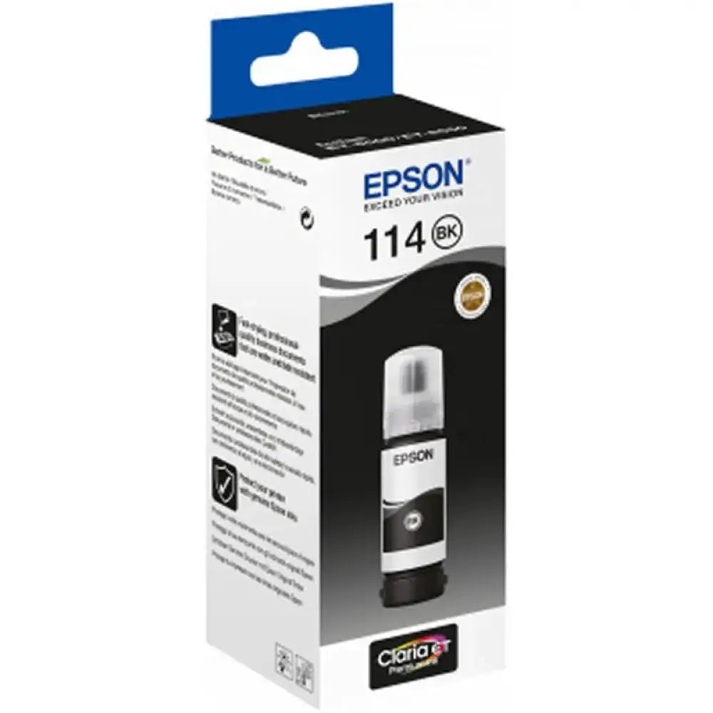 Epson Botella Tinta Ecotank 114 Negro - detalle