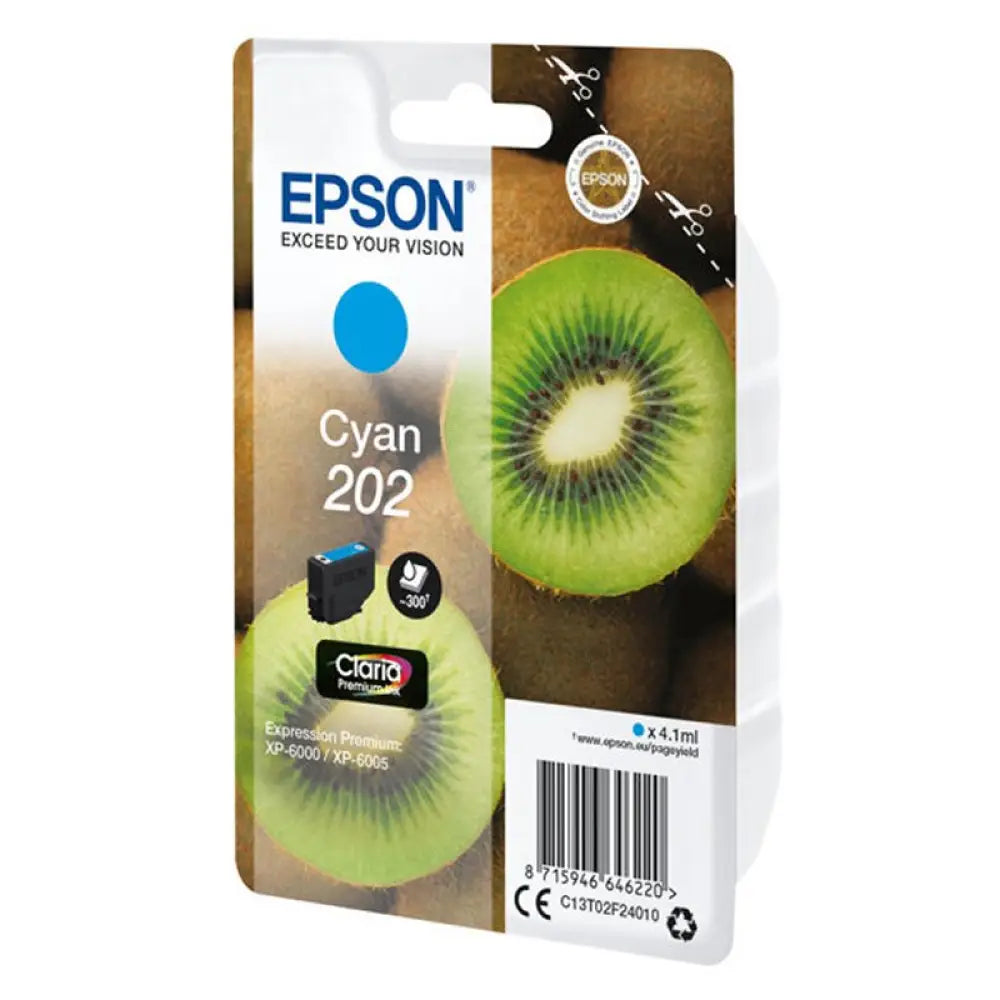 Epson Cartucho 202 Cyan - detalle