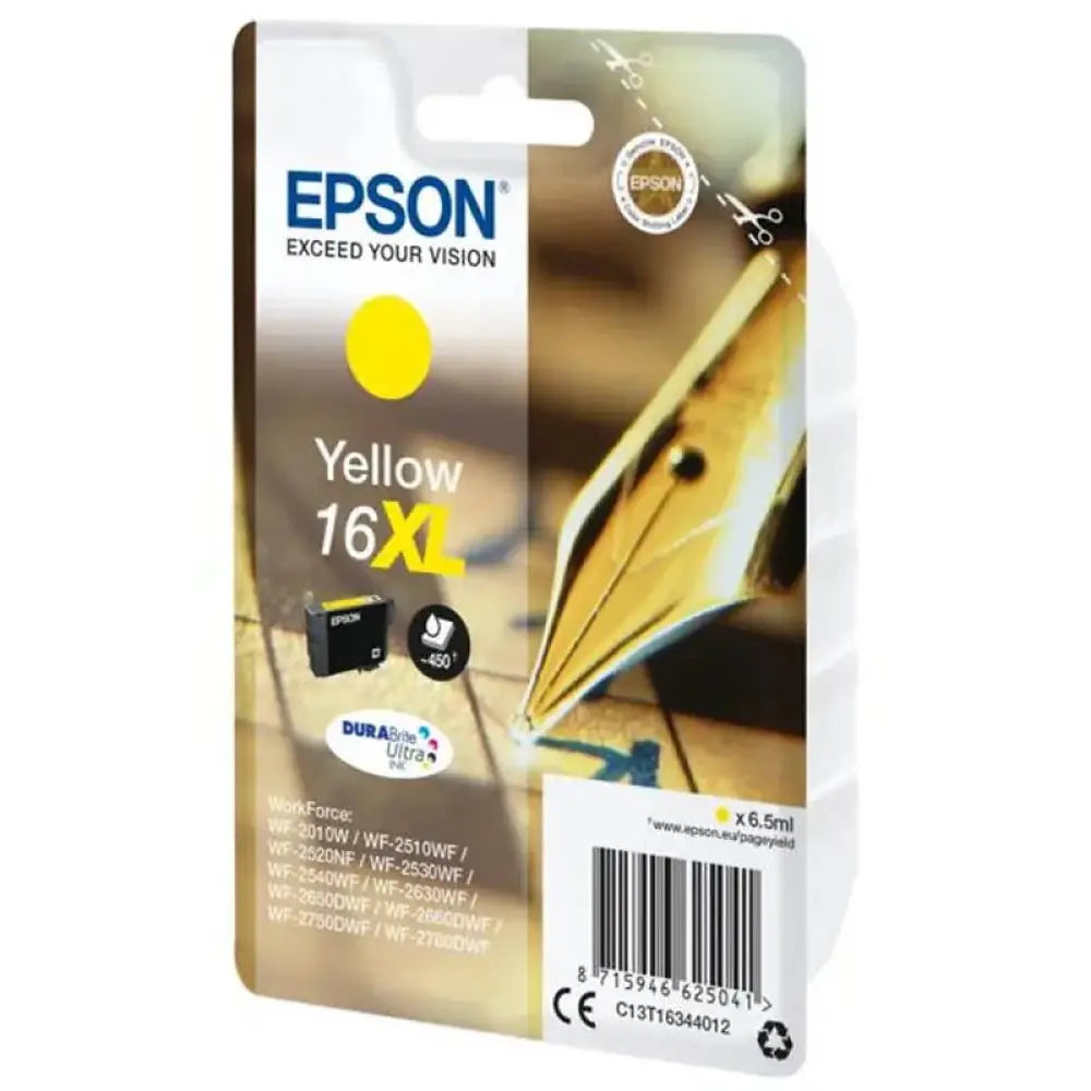 Epson Cartucho T1634XL Amarillo - detalle