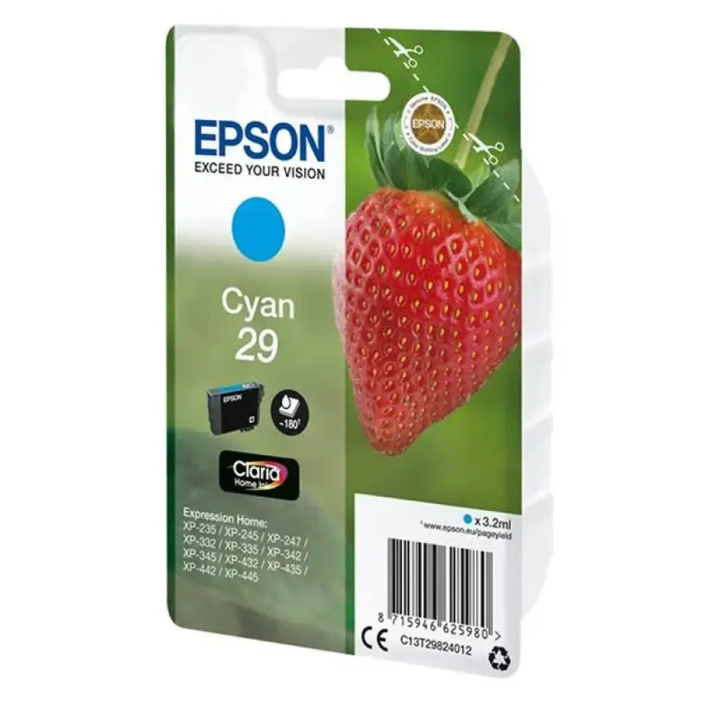 Epson Cartucho T2982 Cyan - detalle
