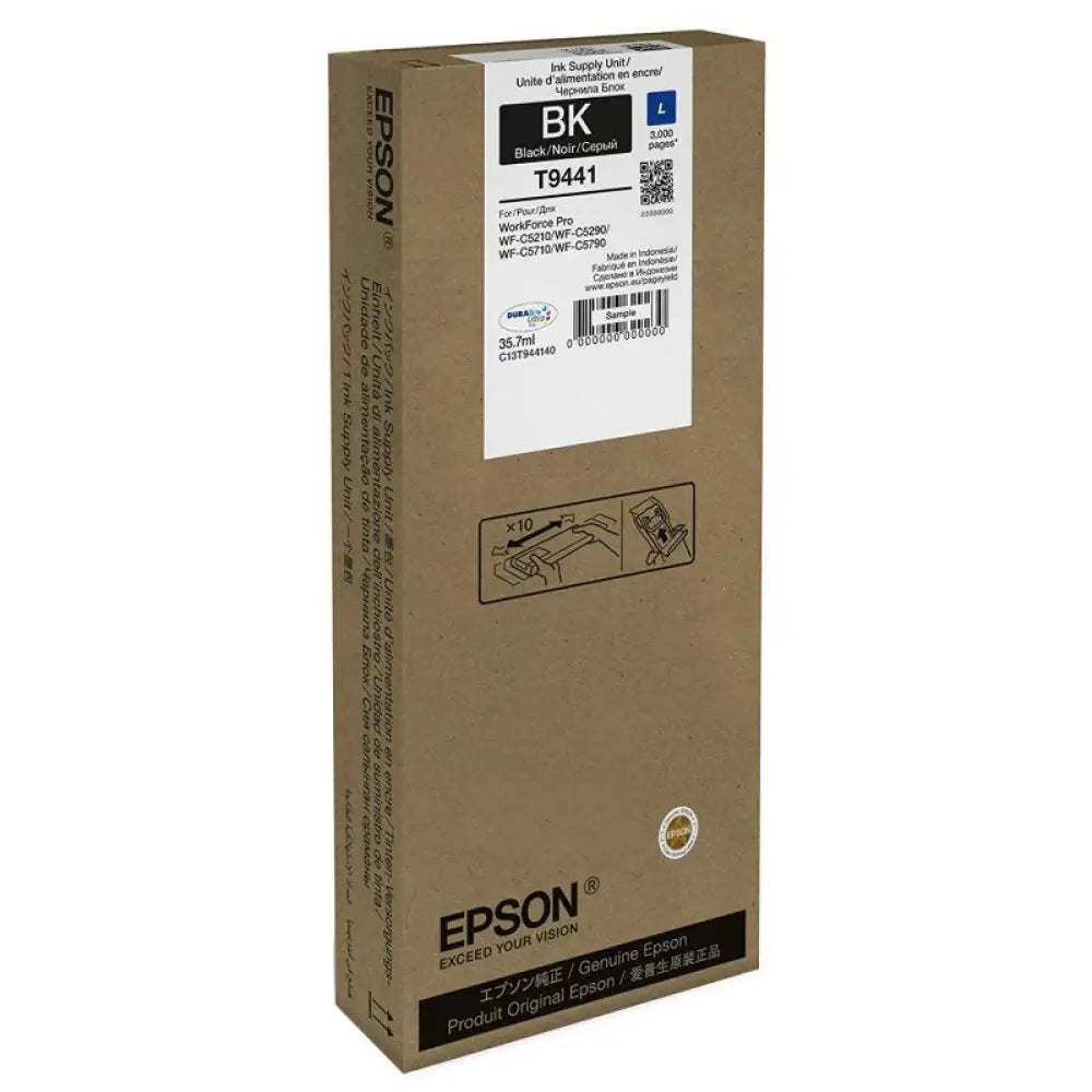 Epson Cartucho T9441  Negro - detalle
