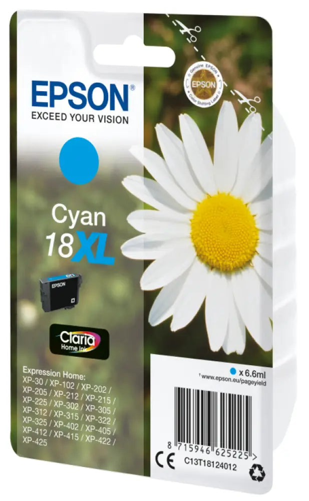 Epson Daisy C13T18124012 cartucho de tinta 1 pieza(s) Original Alto rendimiento (XL) - detalle