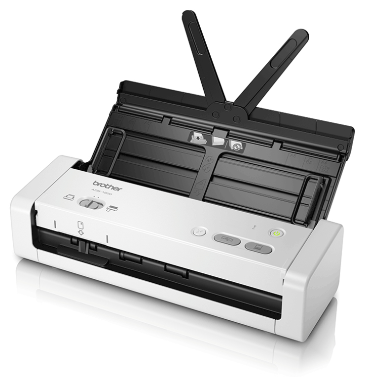 ESCANER BROTHER ADS1200 COMPACTO DOBLE CARA USB - detalle