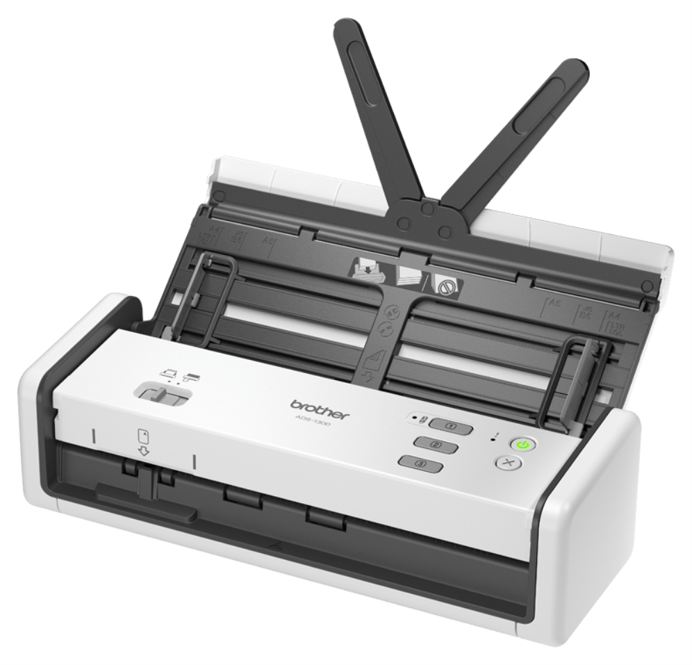ESCANER BROTHER ADS1300 A4 DUPLEX - detalle