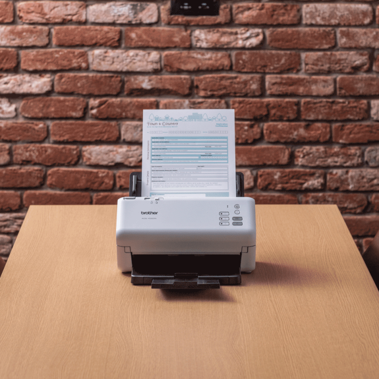 ESCANER BROTHER ADS4300NRE1 DUPLEX AUTOMATICO TARJETA RED - detalle