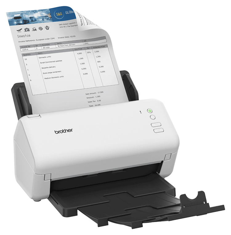 ESCANER DE SOBREMESA BROTHER ADS4100 - detalle