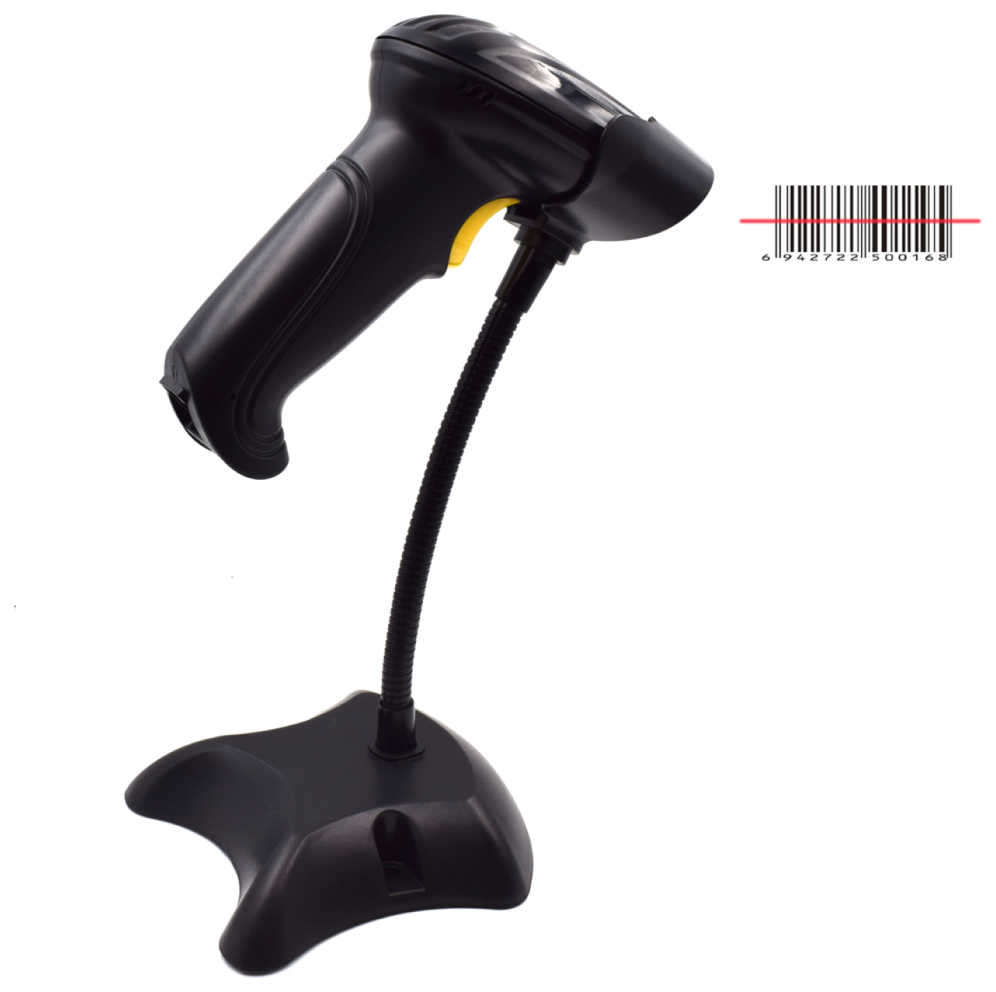 ESCANER LASER DE CODIGOS DE BARRAS INALAMBRICO EWENT - detalle