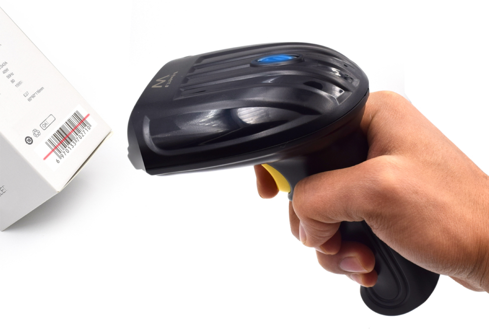 ESCANER LASER DE CODIGOS DE BARRAS INALAMBRICO EWENT - detalle