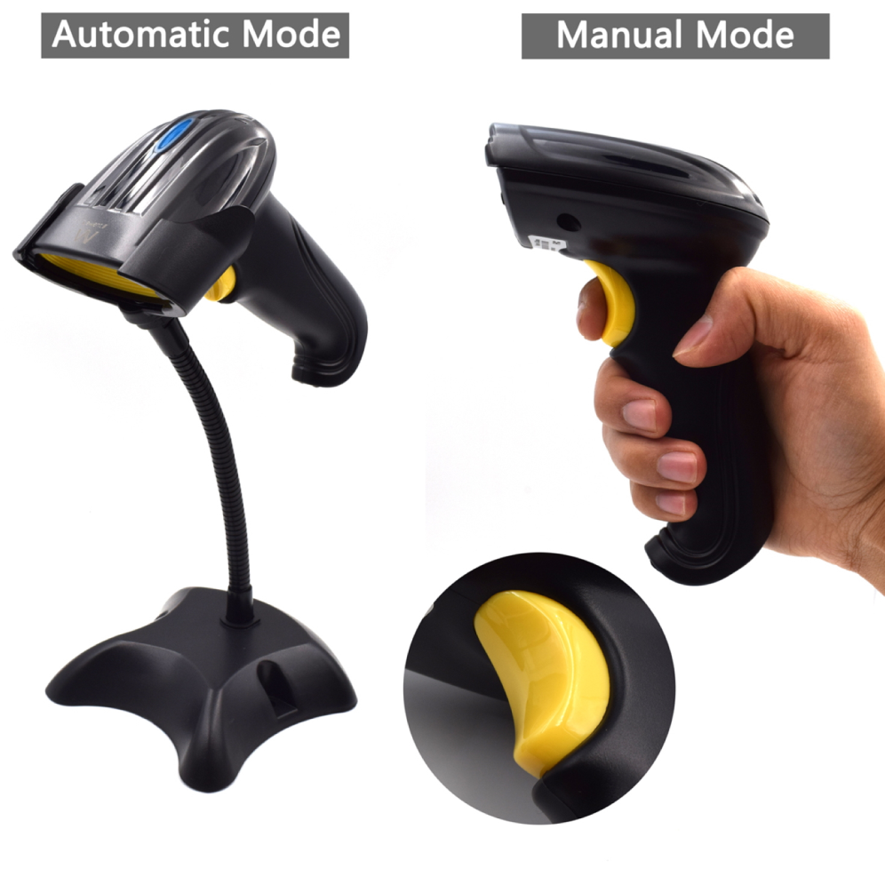 ESCANER LASER DE CODIGOS DE BARRAS INALAMBRICO EWENT - detalle
