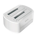 AISENS Estacio de Docking de Doble Bahia ASDS-D02W SATA 2.5/3.5 a USB 3.0/3.1 Gen1. Cloneu. Blanca