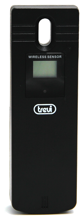 ESTACION METEOROLOGICA TREVI ME 3108 RC SENSOR EXTERNO NEGRO - detalle